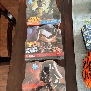 Star Wars Collectors Puzzle Set - Lot of 3 new